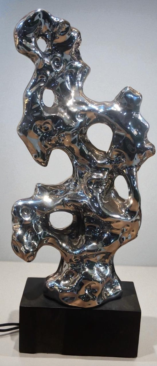 simhoa Abstract Art Sculpture Modern Art Ornaments Decorative Collectible Figurines for Argent