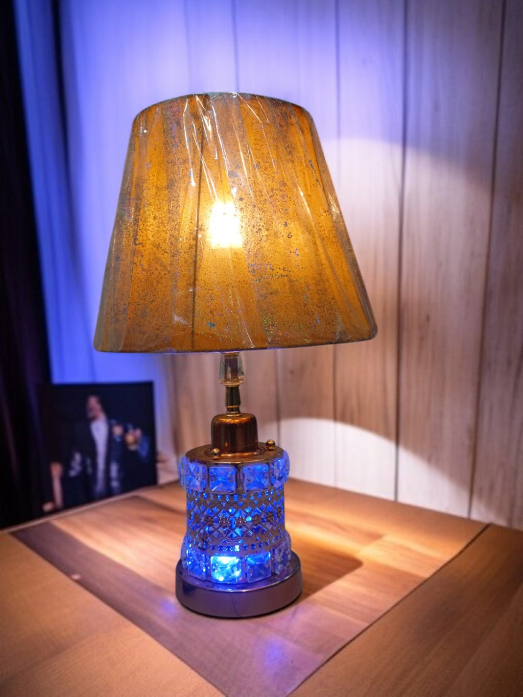 Exquisite Crystal & Metal Decorative Table Lamp complete set